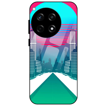 Citylight Synthwave - Glass Case for OnePlus 12R
