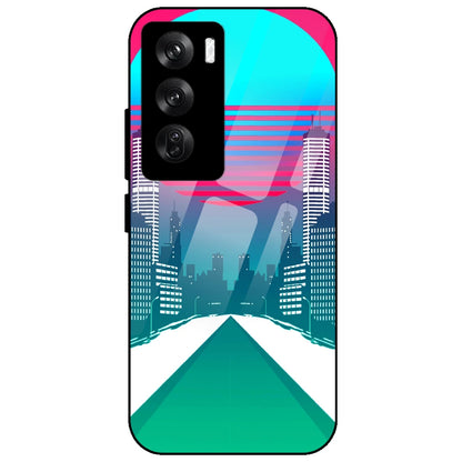Citylight Synthwave - Glass Case for Oppo Reno 12 Pro