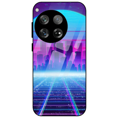 Cityscape Synthwave - Glass Case for OnePlus 12