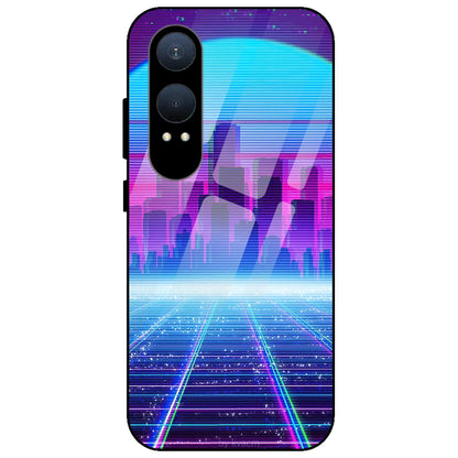 Cityscape Synthwave - Glass Case for OnePlus Nord CE 4 Lite