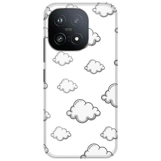 Clouds - Clear Printed Silicone Case for iQOO 15