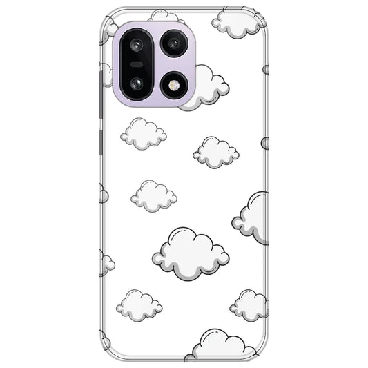 Clouds - Clear Printed Silicone Case for OnePlus 15