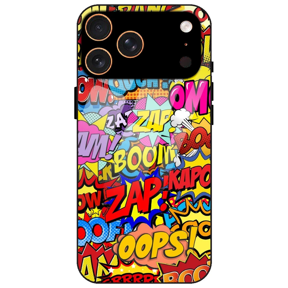 Comic Pop Art - Glass Case for Apple iPhone 17 Pro Max