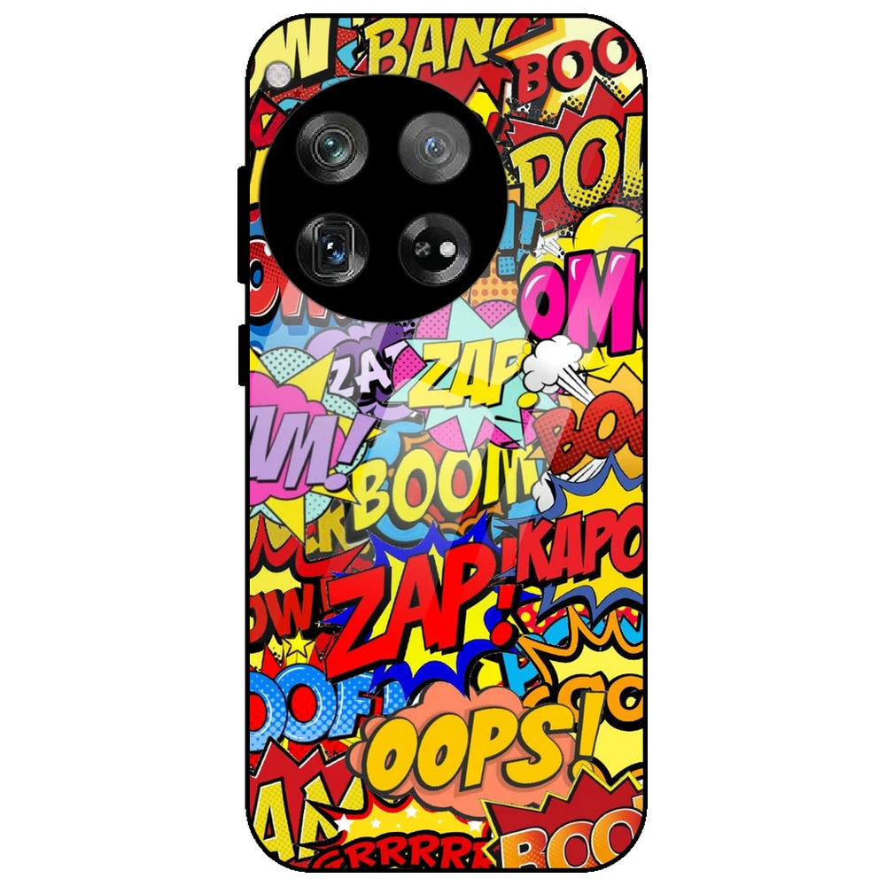 Comic Pop Art - Glass Case for OnePlus 12