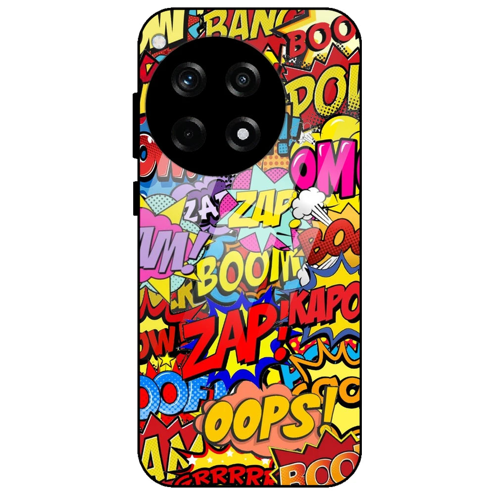 Comic Pop Art - Glass Case for OnePlus 12R