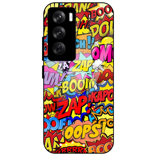 Comic Pop Art - Glass Case for Oppo Reno 12 Pro