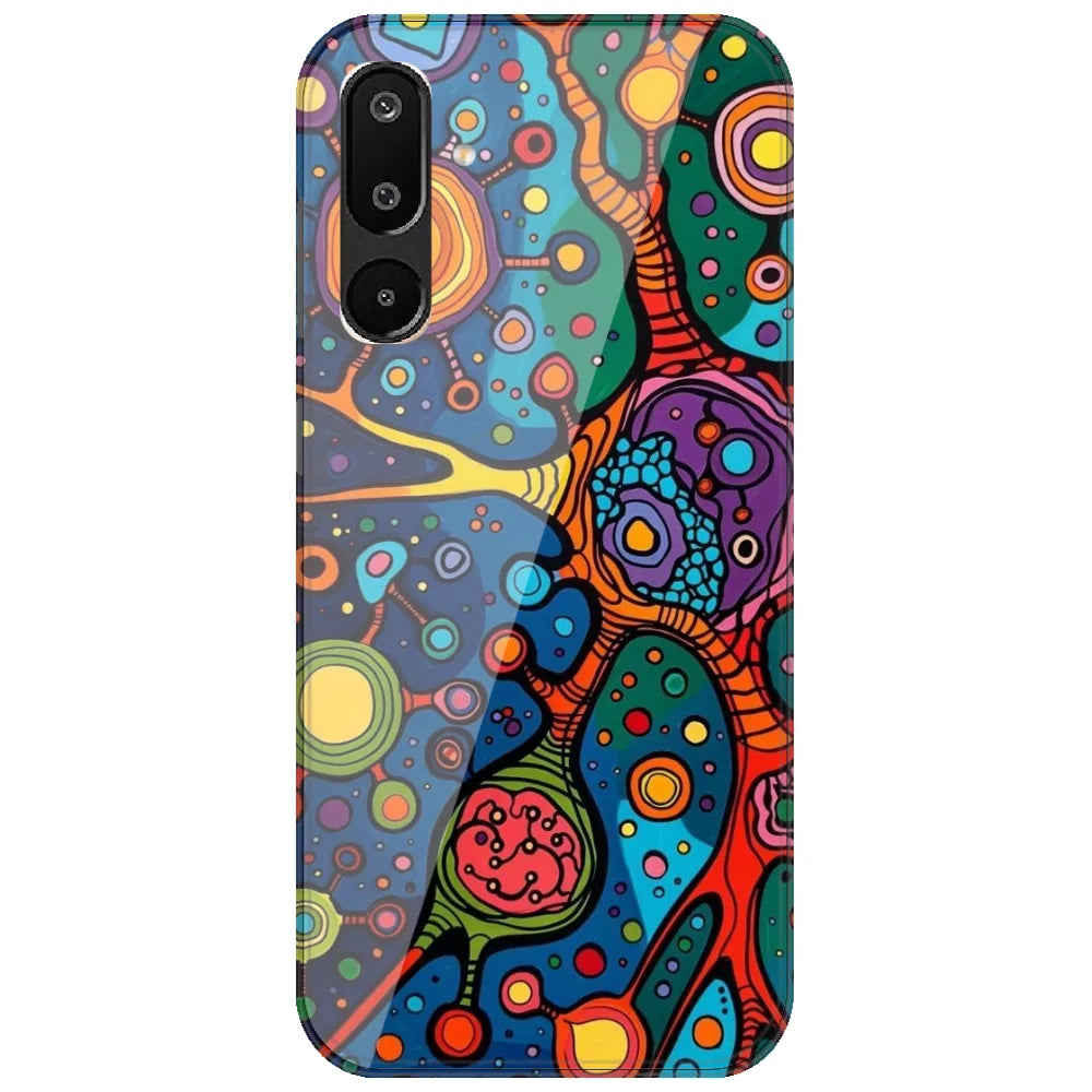Cosmic Cell Art - Printed Silicone Case for Samsung Galaxy M16