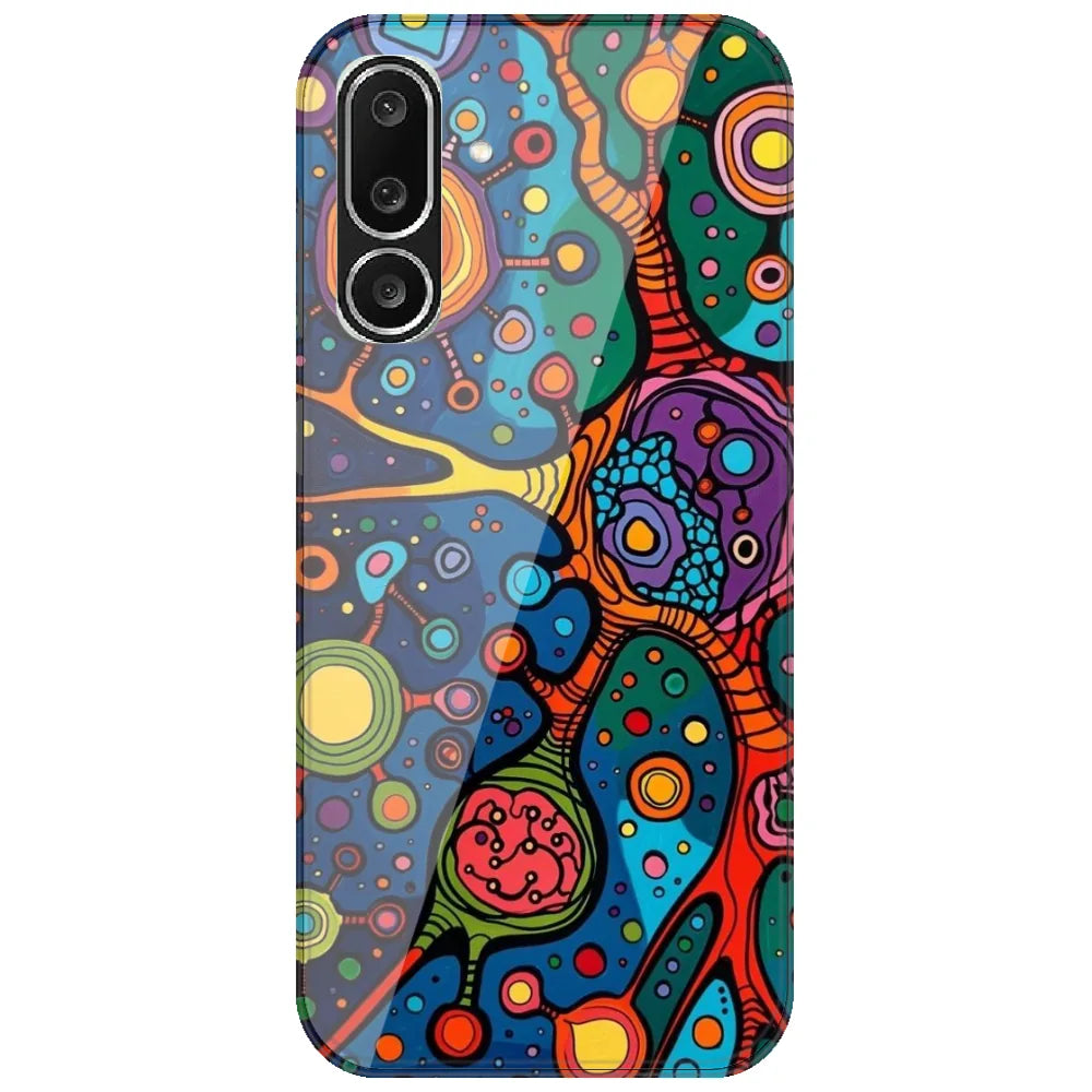 Cosmic Cell Art - Printed Silicone Case for Samsung Galaxy M36