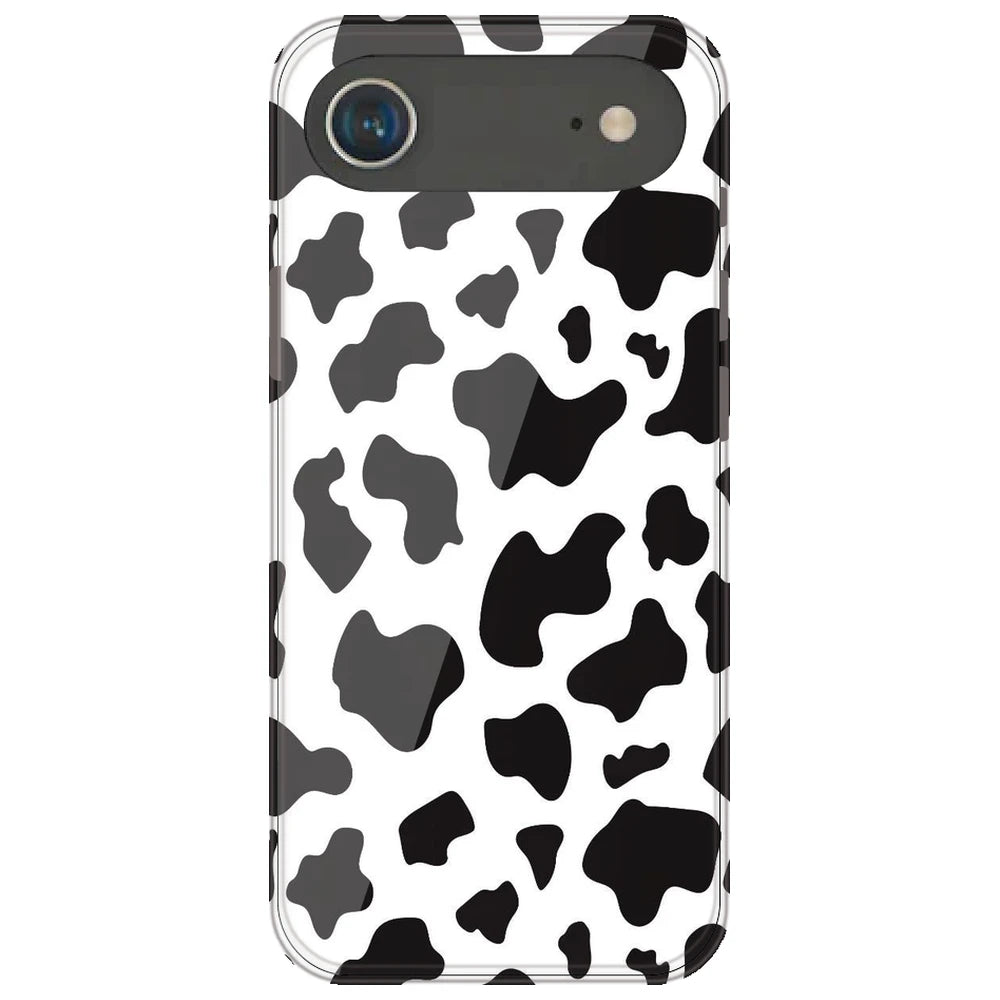 Cow Print - Clear Printed Silicone Case for Apple iPhone Air