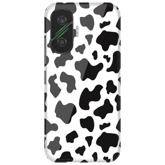 Cow Print - Clear Printed Silicone Case for Poco F7