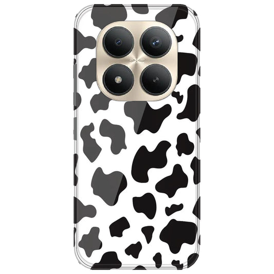 Cow Print - Clear Printed Silicone Case for Redmi Note 15 Pro Plus 5G