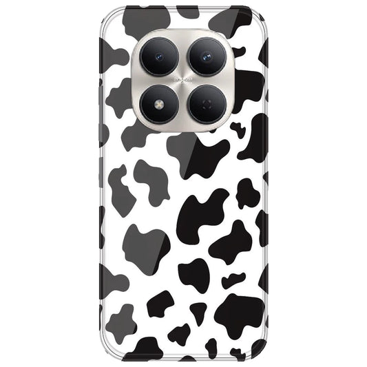 Cow Print - Clear Printed Silicone Case for Redmi Note 15 Pro