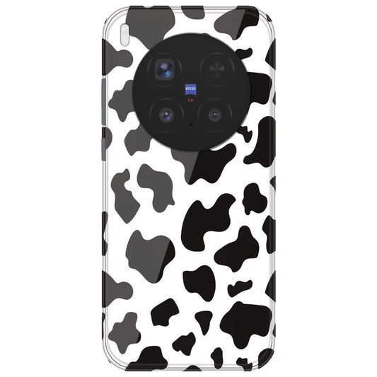 Cow Print - Clear Printed Silicone Case for Vivo X300 Pro