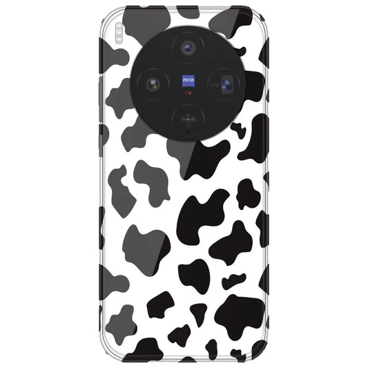 Cow Print - Clear Printed Silicone Case for Vivo X300