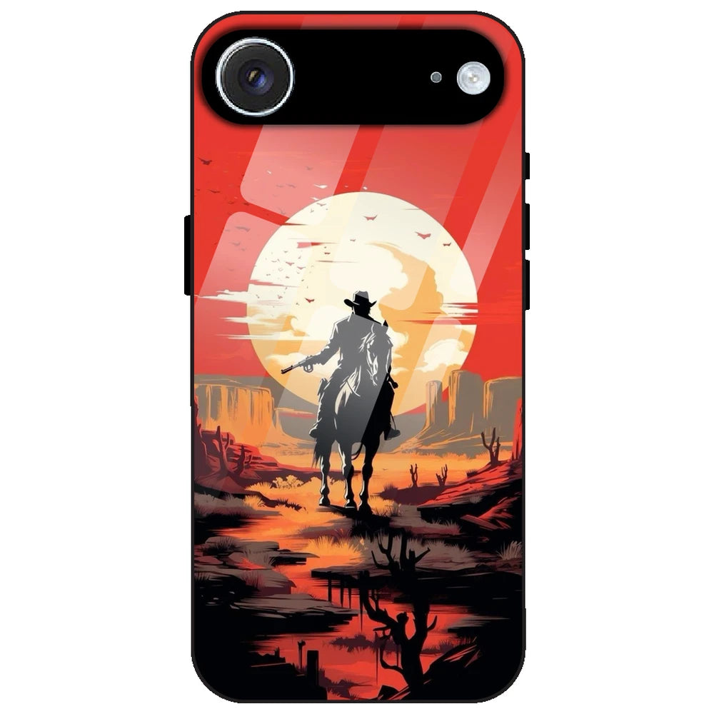 Cowboy And Horse - Glass Case for Apple iPhone Air