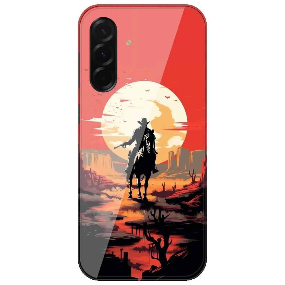 Cowboy And Horse - Printed Silicone Case for Samsung Galaxy A26