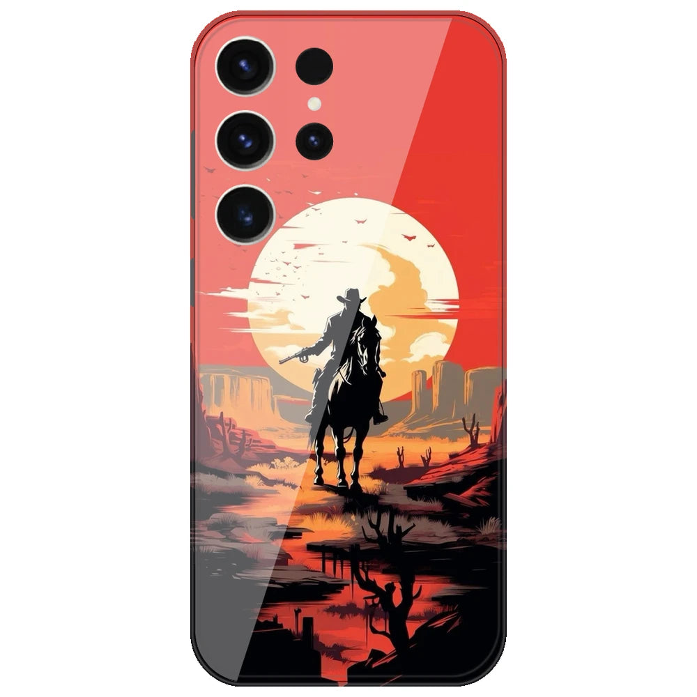 Cowboy And Horse - Printed Silicone Case for Samsung Galaxy S26 Ultra