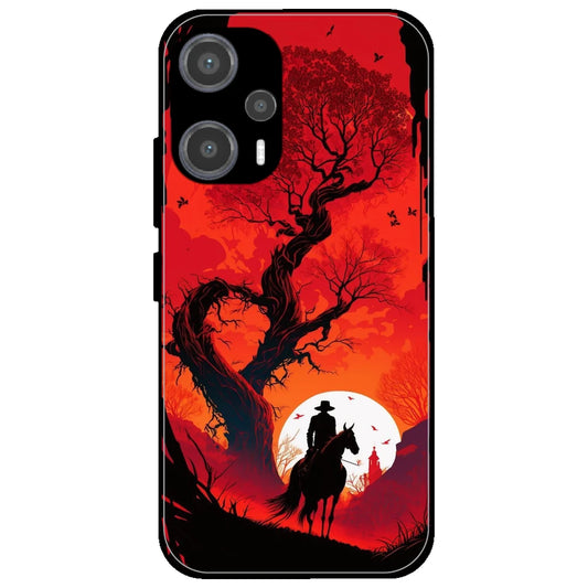 Cowboy & The Sunset - Glossy Metal Silicone Case for Poco F5