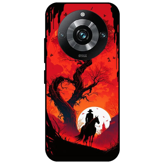Cowboy & The Sunset - Glossy Metal Silicone Case for Realme 11 Pro Plus