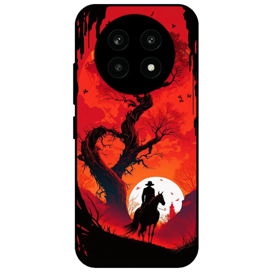 Cowboy & The Sunset - Glossy Metal Silicone Case for Realme 13 Pro 5G