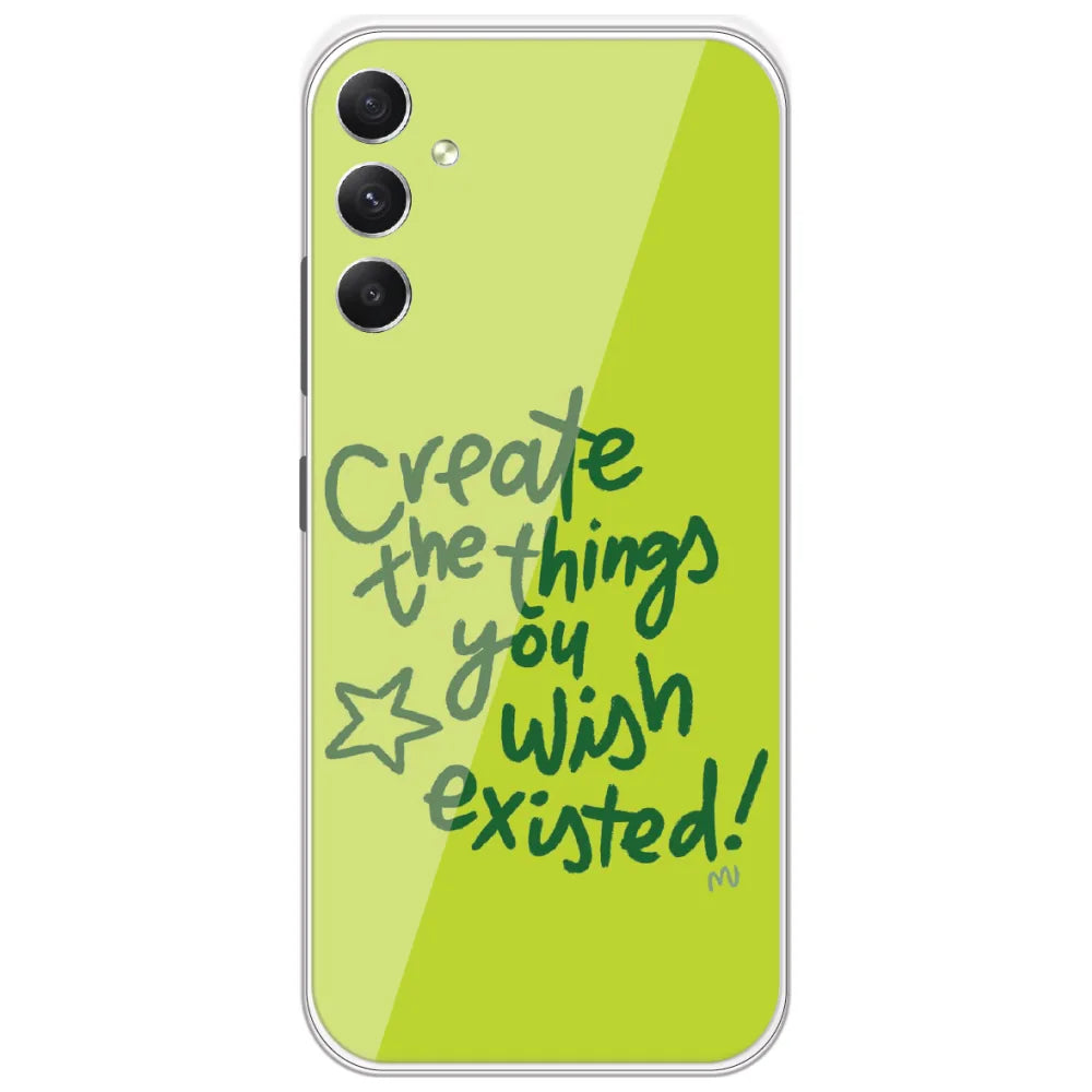 Create Things You Wish - Printed Silicone Case for Samsung Galaxy A34
