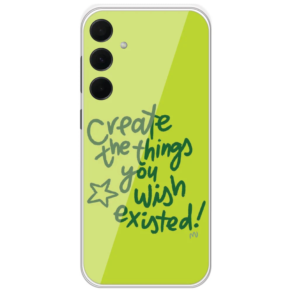 Create Things You Wish - Printed Silicone Case for Samsung Galaxy A35