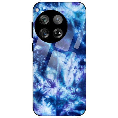 Dark Blue Tie Dye - Glass Case for OnePlus 12