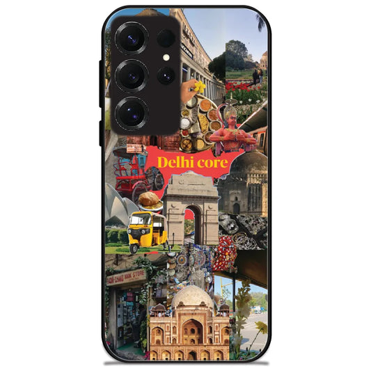 Delhi Core Collage - Glossy Metal Silicone Case for Samsung Galaxy S25 Ultra
