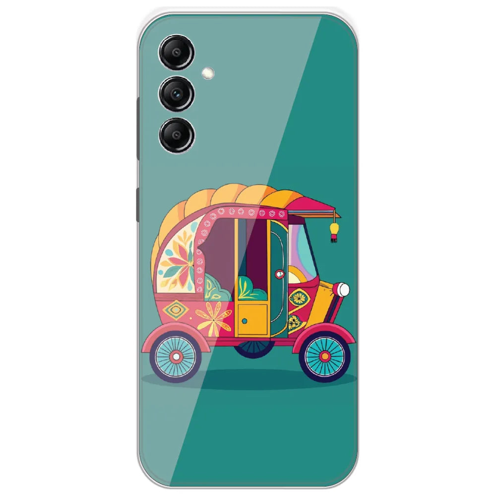 Desi Auto Rickshaw - Printed Silicone Case for Samsung Galaxy A14