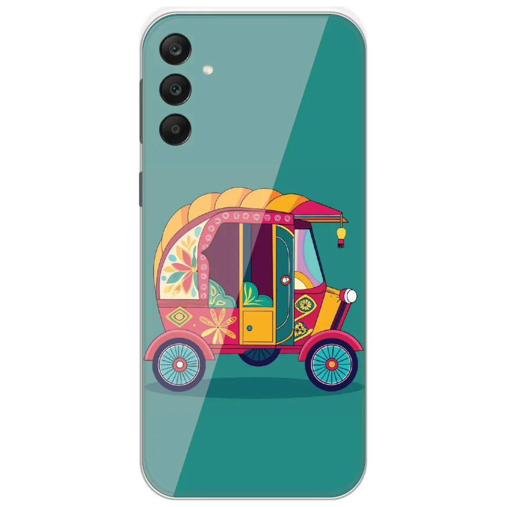 Desi Auto Rickshaw - Printed Silicone Case for Samsung Galaxy A25