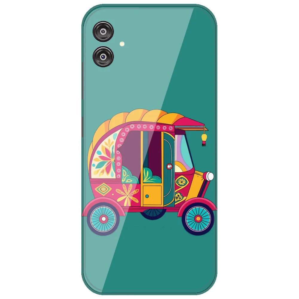 Desi Auto Rickshaw - Printed Silicone Case for Samsung Galaxy F04
