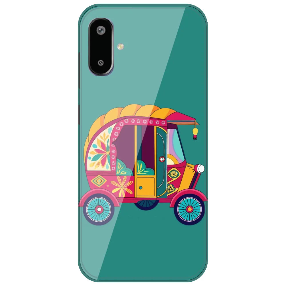 Desi Auto Rickshaw - Printed Silicone Case for Samsung Galaxy F06