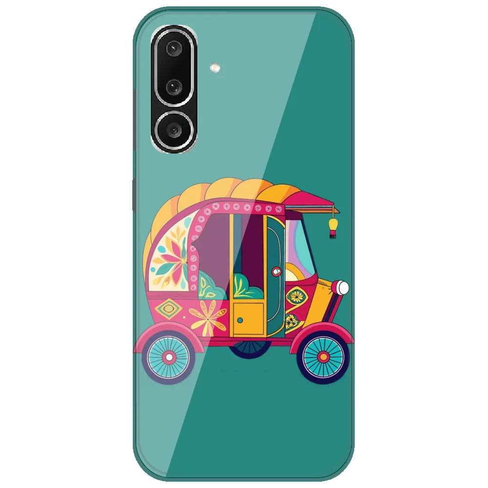 Desi Auto Rickshaw - Printed Silicone Case for Samsung Galaxy F36