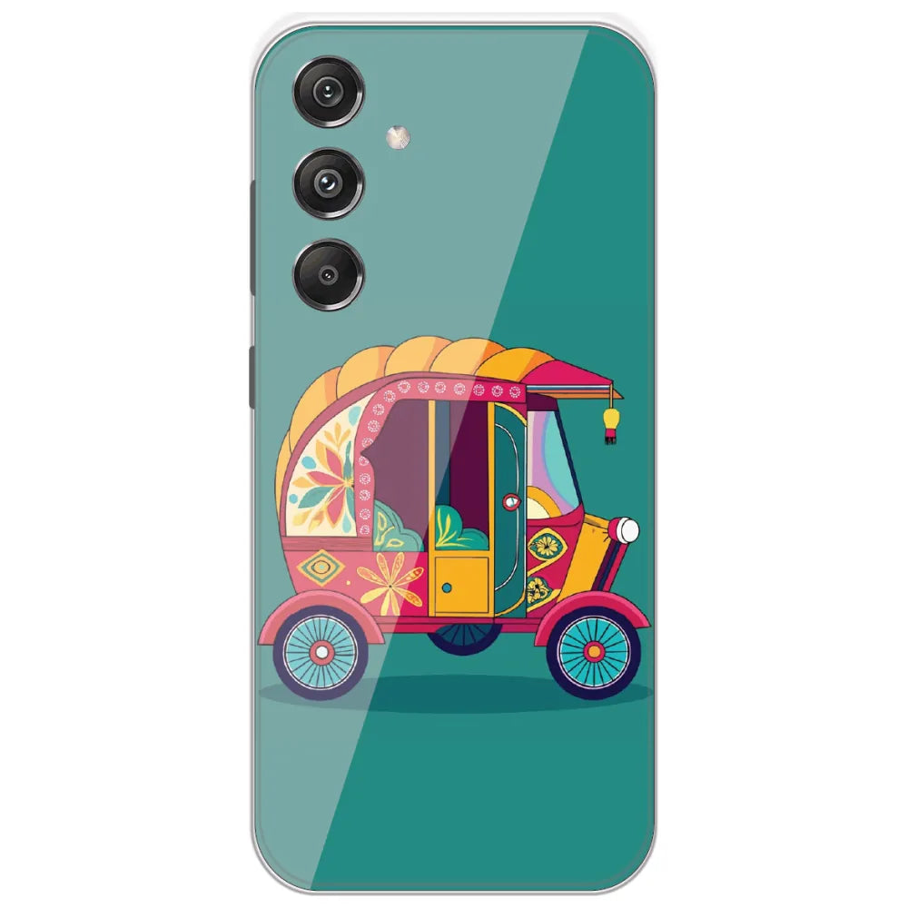 Desi Auto Rickshaw - Printed Silicone Case for Samsung Galaxy M34 5G
