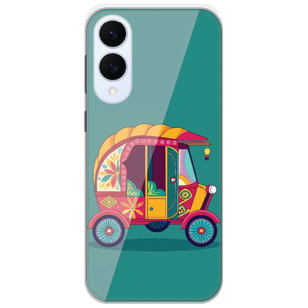 Desi Auto Rickshaw - Printed Silicone Case for Samsung Galaxy S25 Edge
