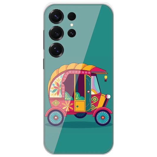 Desi Auto Rickshaw - Printed Silicone Case for Samsung Galaxy S25 Ultra