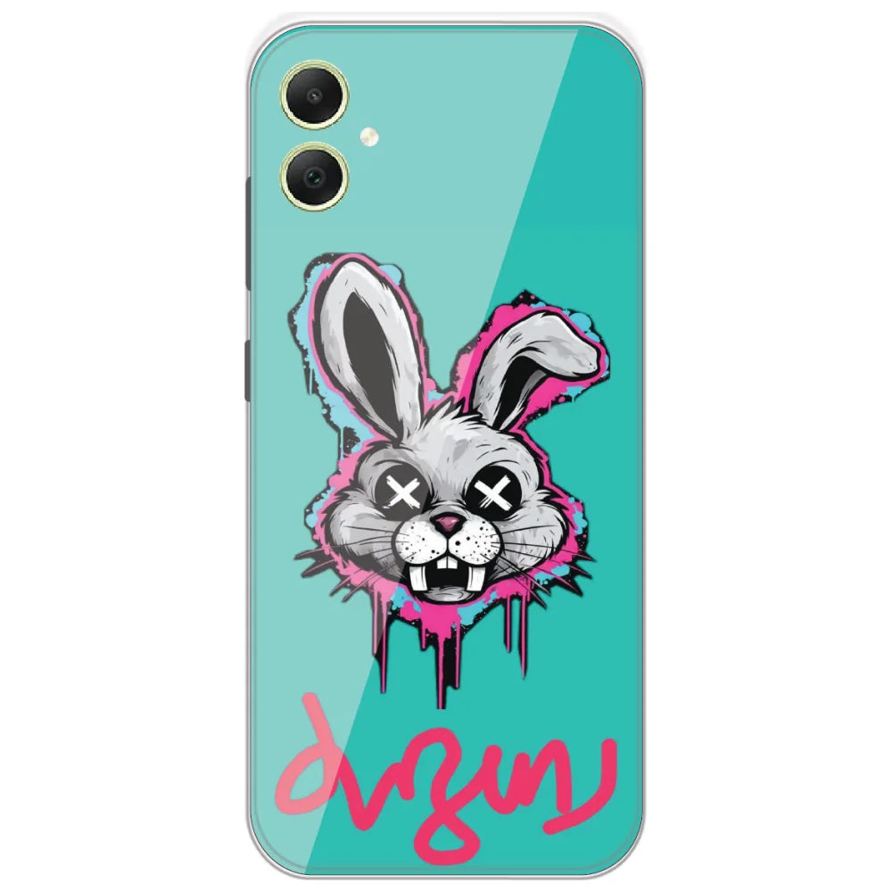 Dizzy Bunny Graffiti - Printed Silicone Case for Samsung Galaxy A05
