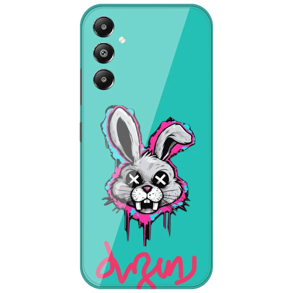 Dizzy Bunny Graffiti - Printed Silicone Case for Samsung Galaxy A05s