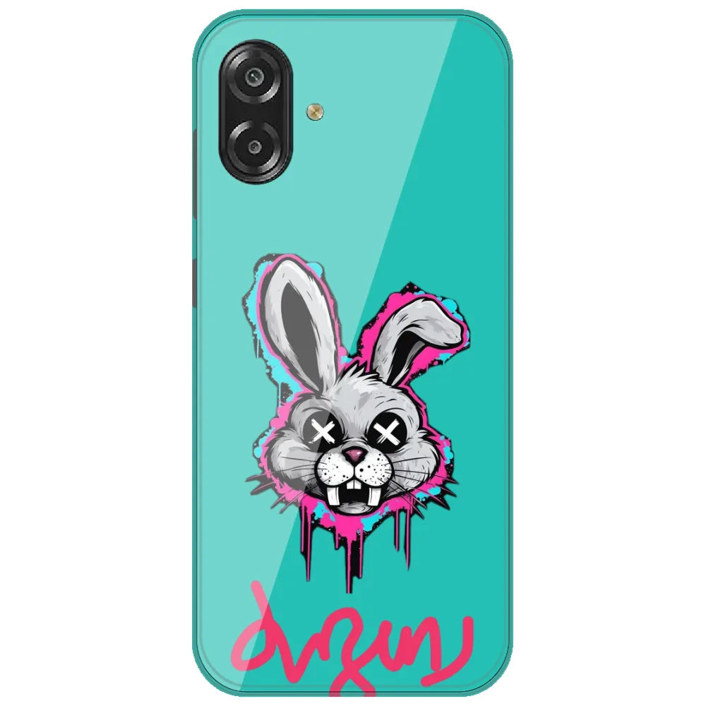 Dizzy Bunny Graffiti - Printed Silicone Case for Samsung Galaxy A07 4G