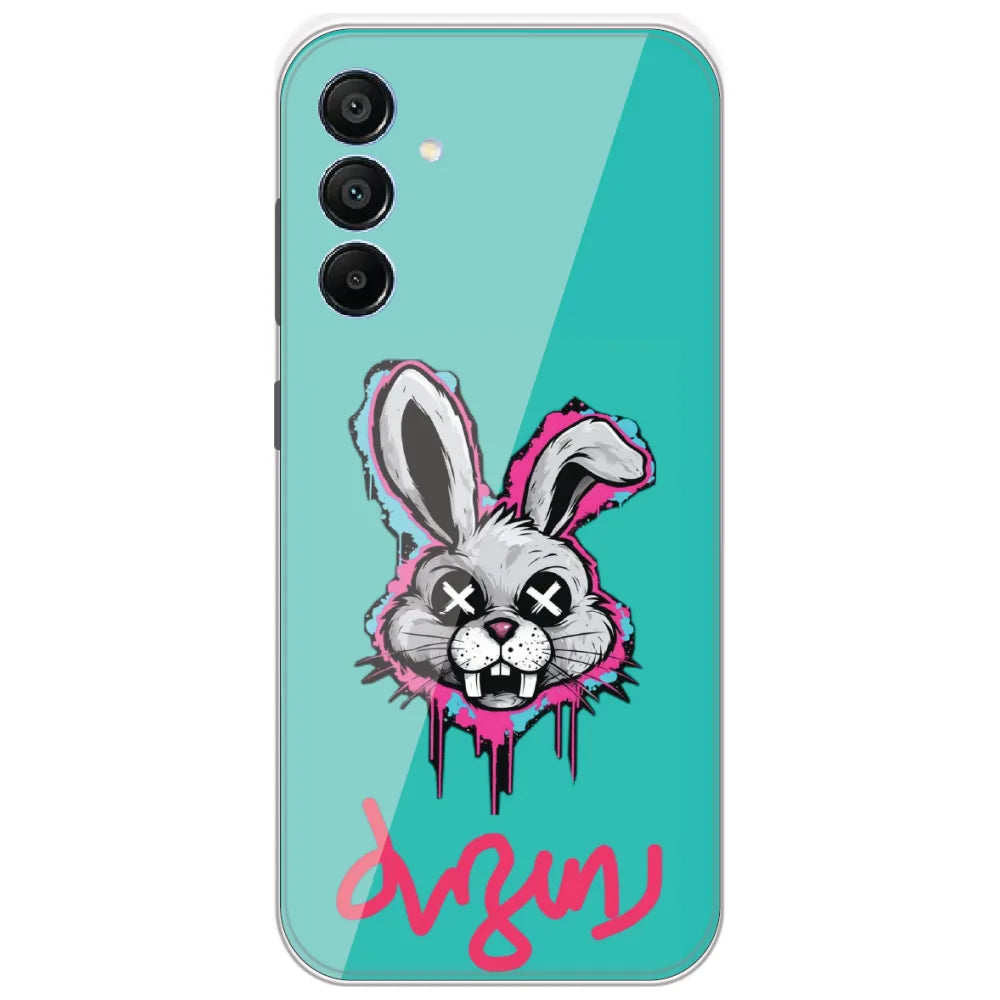 Dizzy Bunny Graffiti - Printed Silicone Case for Samsung Galaxy A15