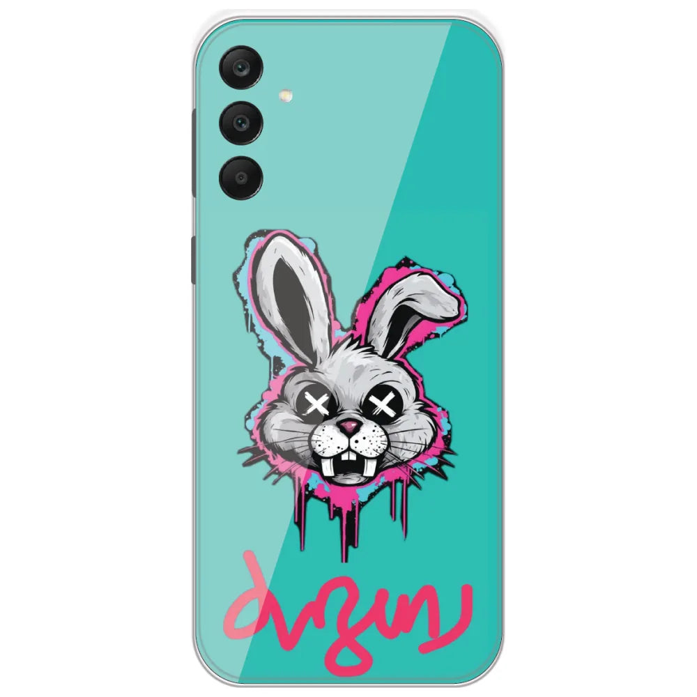 Dizzy Bunny Graffiti - Printed Silicone Case for Samsung Galaxy A25