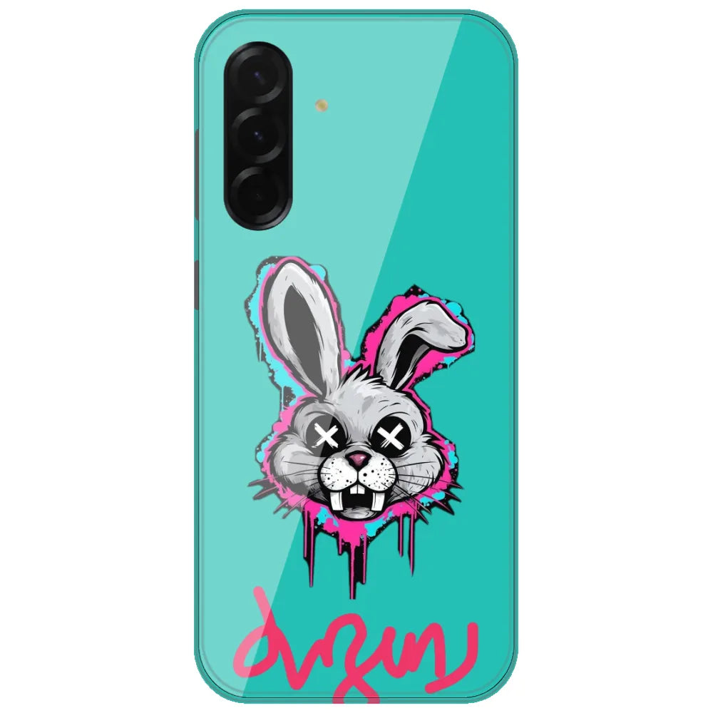 Dizzy Bunny Graffiti - Printed Silicone Case for Samsung Galaxy A57 5G