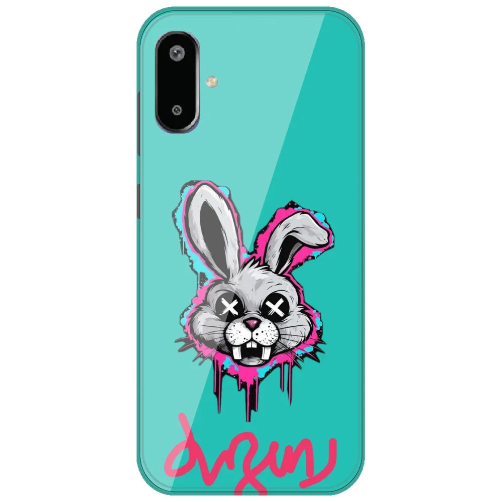 Dizzy Bunny Graffiti - Printed Silicone Case for Samsung Galaxy F06