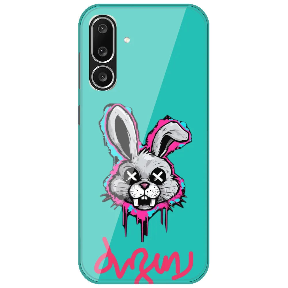 Dizzy Bunny Graffiti - Printed Silicone Case for Samsung Galaxy F36