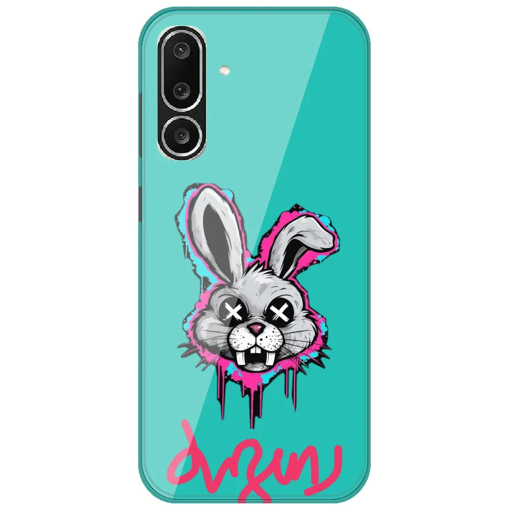 Dizzy Bunny Graffiti - Printed Silicone Case for Samsung Galaxy M36