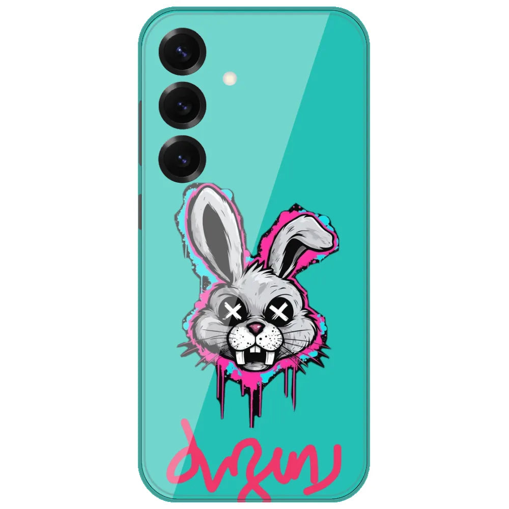 Dizzy Bunny Graffiti - Printed Silicone Case for Samsung Galaxy S25 FE