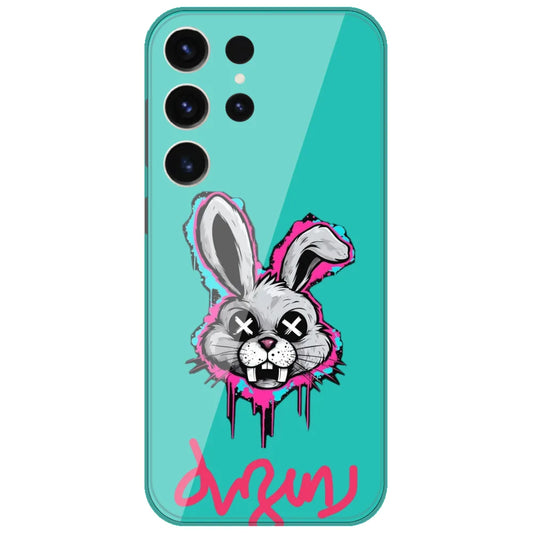 Dizzy Bunny Graffiti - Printed Silicone Case for Samsung Galaxy S26 Ultra