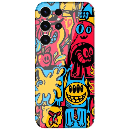 Doodle Monster Party - Printed Silicone Case for Samsung Galaxy S26 Ultra