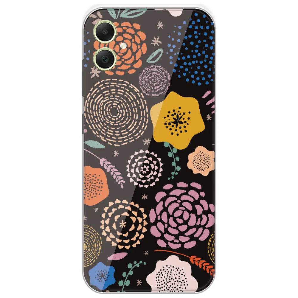 Dotted Folk Florals - Printed Silicone Case for Samsung Galaxy A05