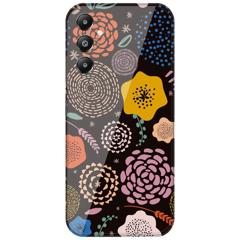 Dotted Folk Florals - Printed Silicone Case for Samsung Galaxy A05s